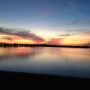 Sunset in Biloxi! On our way back from Mardi Gras! @geoff9cow