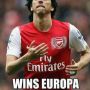 Benayoun leaves arsenal wins europa league #afc