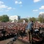 De plek..... Op het podium tijdens 17:00 moment.