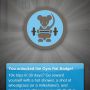 En meteen beloont Foursquare me! :D 