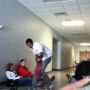 Well, this is how you end a school day. Currently sitting in the hallway due to a power outage. Why? In the basement