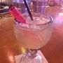 Omg! This marg comes with a 'booster' shot of tequila! #ChainSteakHouse 