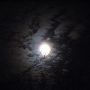 Clouded moon early this morning #moonwatch