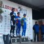En het laatste podium van de dag bij het #nkveldrijden2013 in Tilburg! Elite mannen, met winnaar @larsvanderhaar! #KNWU