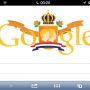 Mooie #abdicatie #kroning combi-doodle @ google.nl. #troon
