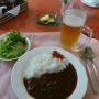 手作りカレーと。いただきます。