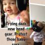 Protect those ears baby girl. 