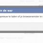 Facebook is in de war. 