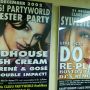Oude posters in Claus Event Center bij de toiletten - @ThisisDo 2003 