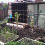 Shed painted, greenhouse left to do