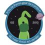 nice, mijn apies zijn op de valreep Artis de Marsis aan het uitzwaaien in het planetarium, die gaat naar ISS met Andre Kuipers mee