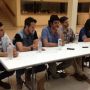 En rueda de prensa con @LosClaxons en #Monclova -