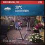 Achterdeurtje open om het in huis af te laten koelen. Maar het blijft maar regenen!!! ☔️