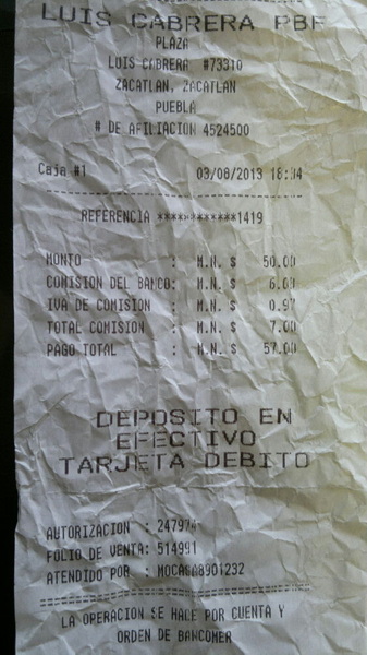 COMPROBANTE DEPOSITO comprobante deposito: