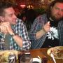 Cousin Ed goin back to New York #TheBurn hiatus dinner at #roscoeschickenandwaffles  @Murderfist @jessejoyce