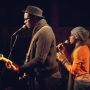 A shot from @benjaminthe1st of me and @KJScriven performing at the USC Stellars mid-day mixer.