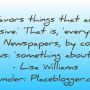 Reminder from @markbriggs: Web = everything about something. Paper = something about everything