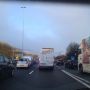 File door ongeval A15, staat goed vast