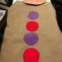 Kids' school celebrating #worldbookday tomorrow. I have just finished boy's gingerbread man costume. Rather pleased!