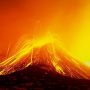 Mt Etna erupts in honor of @mariobatali  @food&wine magazine first guest editor. Congratulations 
