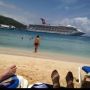 I'd rather be here. #jamaica #carnivalcruise #bikinj #sand #heat 