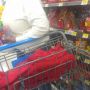 Not only did I move bc she was breathing on my neck, when I moved, she made my cart her own. 