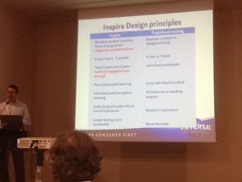 Universal' learning design principles: focus on business context, intact teams, peer embedding, coaching #eclf13