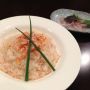 本日の気まぐれランチは
『桜海老のリゾット ＆ カンパチのカルパッチョ』小鉢・味噌汁・サラダ付き850円です。
皆様お待ちしております。