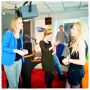 Omringd door Powervrouwen in de @skyradio101fm studio 