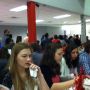 Almost there...I am not sorry for flooding your timelines. :P #LongestLineEver #WinterSportsBanquet2013 