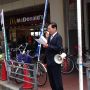 清水府議会議員との憲法記念日街頭終了。^ ^