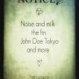 Noise and milkが5/2に、京都nanoで行う企画の一段目フライヤー作成しました。

