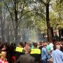 Daar hoorden zij doorgesnoven engelen zingen. #leidseplein #ajax 