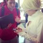 LOOK! #emmaFrost is entering to win the VERIZON Samsung galaxy tablet! #sharevz 30 mins to enter! #dallascomiccon