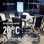 We hebben unaniem besloten om de sessie buiten te doen. #socialmedia #strategie
