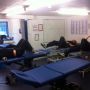 Quins physios working hard as always........