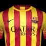 Het nieuwe uitshirt van FC Barcalona