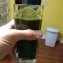 Kale shake after a good run. Thanks @joerogan for the recipe.
