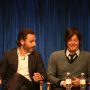 #TheWalkingDead'sAndrew Lincoln and Norman Reedus being funny at #PaleyFest 2013 (photo credit: Jennifer Schadel/ @ENTKaleidoscope)