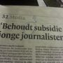 Vergis ik me, of heeft NRC hier een dt-fout in een kop over journalistiek? @pvdmeersch @pvdp