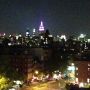 NYC: even the Empire State Bldg was lit in Purple for the NYU graduation when we arrived last night!