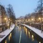 De #Utrechtse grachten in de sneeuw...lopend naar werk geen straf nu.