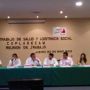 Gobernador @ferortegab , srio. de gob. Roberto Sarmiento y de coordinación @jhshields en reunión de salud pública