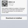 #iOS 6.1.2. kan gedownload en geïnstalleerd worden voor de #iPhone en #iPad. #exchange #batterij #bugfix 