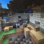 When I say “blew up” I don’t mean a creeper hit it, I mean our Combustion Engine overheated and leveled the whole place (and all of our resources). #minecraft
