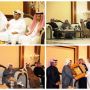 (صور) إدارة التعاون تستقبل عضو شرف النادي ورئيس أعضاء شرف نادي الغرافة القطري الشيخ فيصل آل ثاني