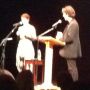 And now @neilhimself and @amandapalmer are doing the q and a together on stage.