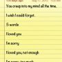 Love finding random "2 minute poems" in my notes.
I think I wrote this one in a parking lot.