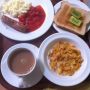 Today's delights  #nhsquisine #breakfast

#pleasesircanihavemore 