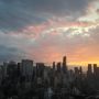 Incongruously, remarkable sunset